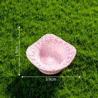 4 # розовая корзина с фруктами, бамбуковая корзина, 28 стилей