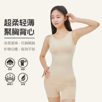 Shaping tops for women in summer to gather breasts and tummy strong tummy tightening waist shaping corset vest underwear thin section