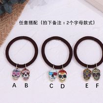 The goddess descends to Lin Zhou Jingwen Che the silver superior of the same section the skull and skull with a hair and a hair and a womans hair head rope