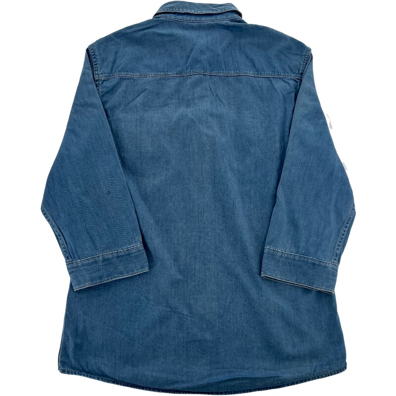 Джинсовая рубашка vintage古着美式复古阿美咔叽水洗做旧长袖日系牛仔衬衫男女n2