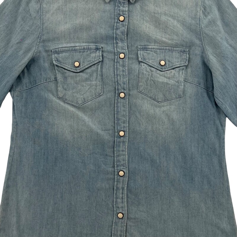 Джинсовая рубашка vintage古着美式复古阿美咔叽水洗做旧长袖日系牛仔衬衫男女n2