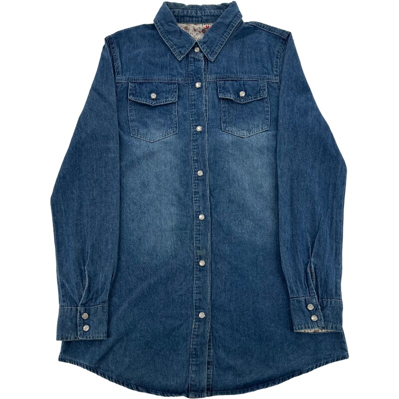 Джинсовая рубашка vintage古着美式复古阿美咔叽水洗做旧长袖日系牛仔衬衫男女n2