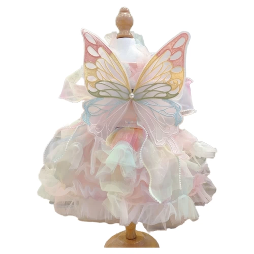 Радужная юбка, милый японский наряд маленькой принцессы