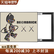 Light Extravaganza Modern Electric Meter Box Decoration Painting Brief Empty Open Box Electric Gate Multimedia Box Shelter Hung Painting Violent Bear Mural Painting