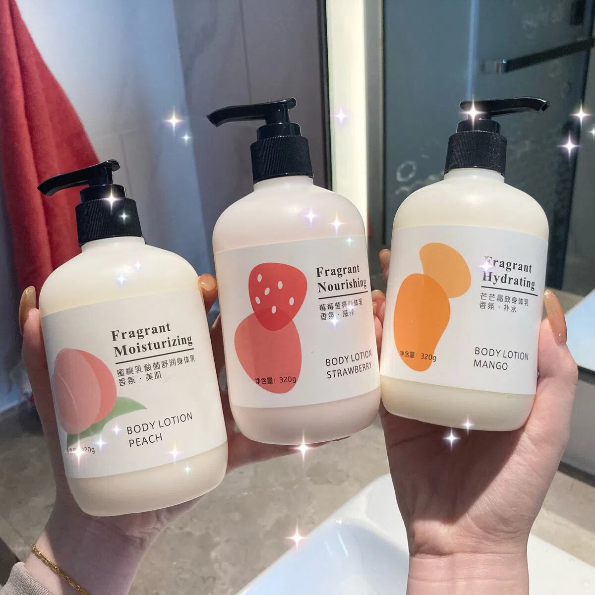 Niacinamide body milk lady all season clear without greasy moisturizing water replenishing perfume body lotion Male anti-dry crack persistent incense-Taobao