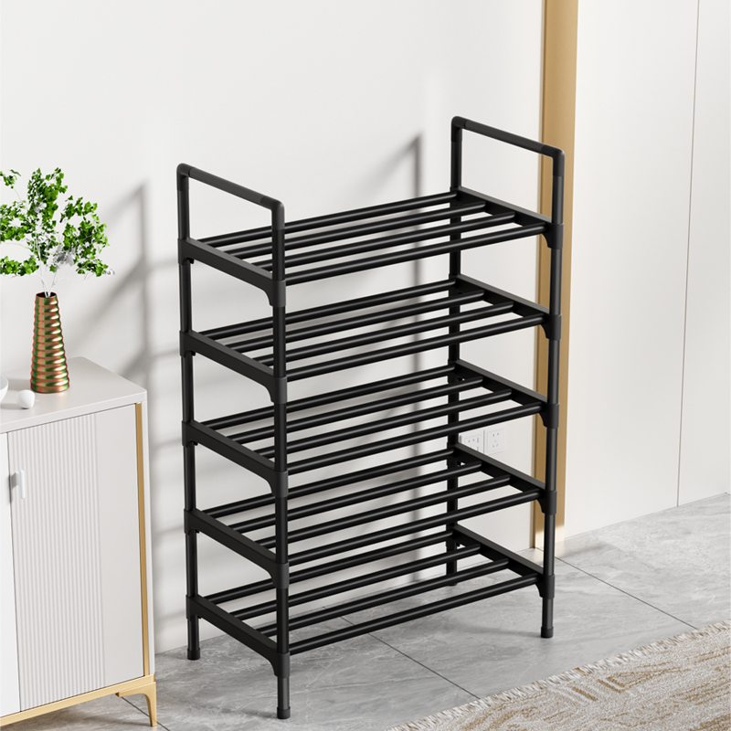 Stainless steel shoe rack Sub Easy doorway Home Economy Type of dormitory Shoe cabinet good-looking storage rack multilayer shoe rack-Taobao