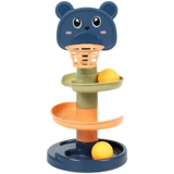 Дженга с рельсами, игрушка, раннее развитие, 1-3 лет