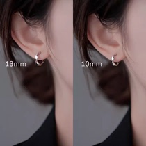 925 foot silver raised earbuds ear nail female ring small earrings to sleep without removing ear-ear buttoned earbone nail silver earrings