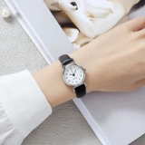 Небольшой циферблат, кварцевые часы, белый ремень, изысканный стиль, яркий броский стиль