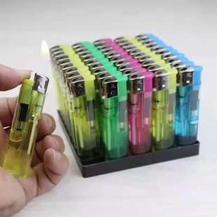A large box of 50 special-priced Chinese disposable open flame lighters for ordinary household supermarkets and convenience stores for retail customization