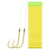 Линия рыбной крючки с двойным крючком галстук