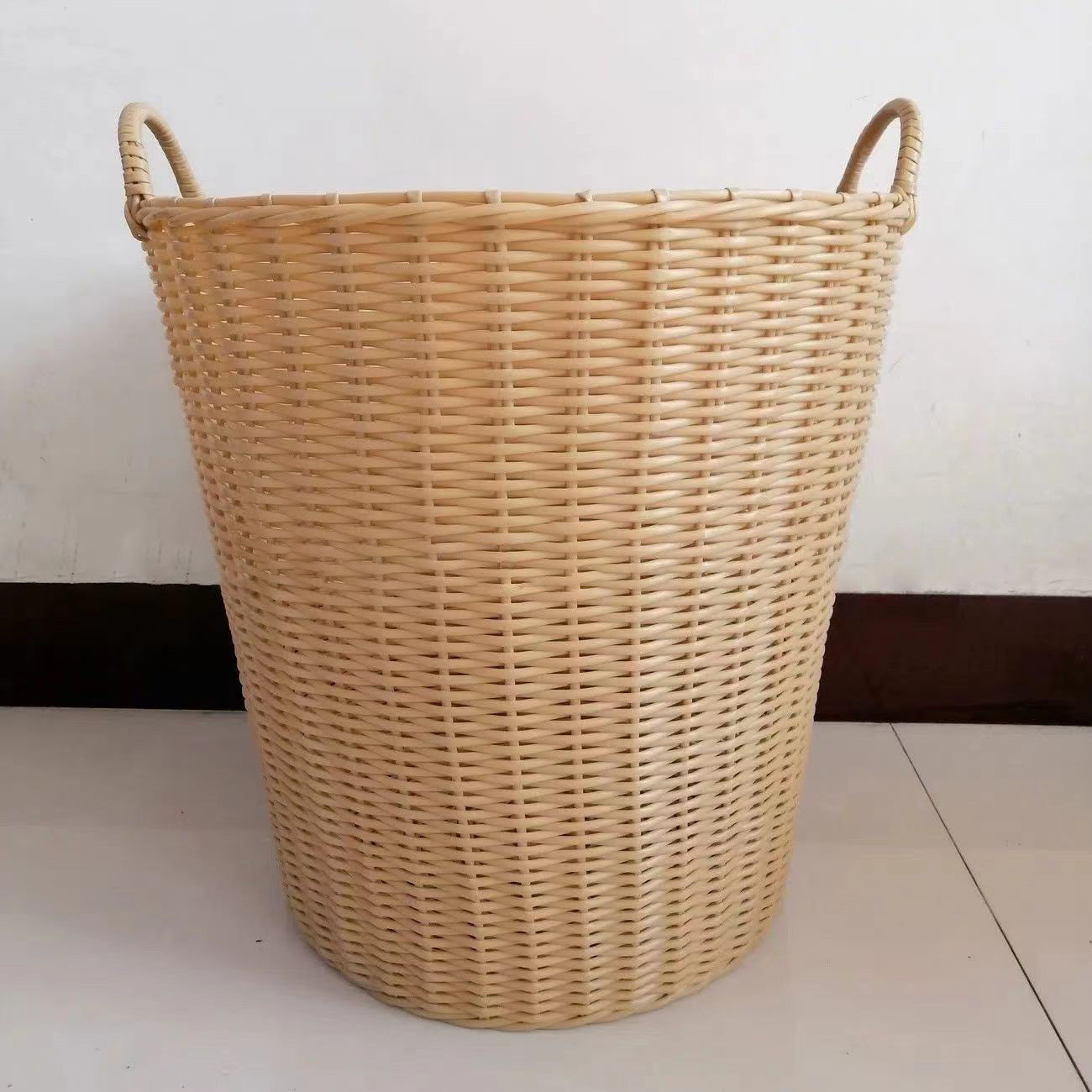 Race Dirty Laundry Basket Woven Containing Basket Laundry Basket Children's Toy Containing Bucket Bathroom Dirty Laundry Basket H-Taobao