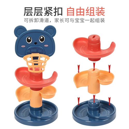 Дженга с рельсами, игрушка, раннее развитие, 1-3 лет