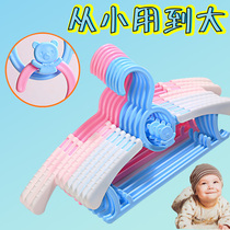 Cute bear childrens retractable clothes hanger 0-18 years old available multi-color cute balcony clothes drying rack indoor clothes support