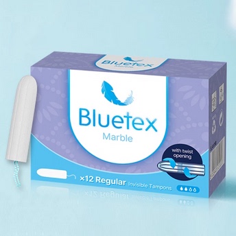 Bluetex蓝宝丝卫生棉条指入式月经期游泳阴道塞内置卫生巾大姨妈