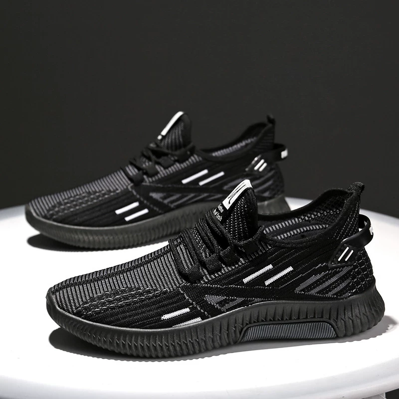 Старые пекинские cloth shoes мужские нескользящие дышащие сетчатые обувь на плоской подошве легкая повседневная обувь мужской хлопчатобумажной ткани обувь для всех сезонов