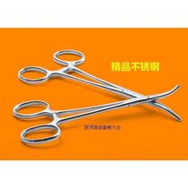 Manufacturer stainless steel hemostatic forceps straight elbow needle holding forceps tweezers clip cupping fishing pliers pet hair plucking forceps vascular hand