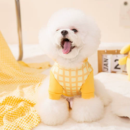 [Dog Sain] Симпатичная печать для собак с капюшоном, летняя большая батон