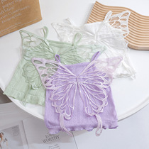 Baby Girls Sleeveless Vest Toddler Undershirt Kids Butterfly