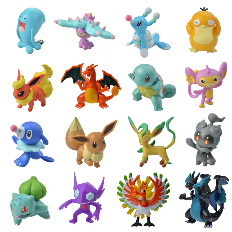 Коллекция 3–6 см фигурок-питомцев Pokémon TOYS PIKA Chu MeW Two Mew