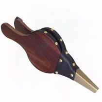 Manual hair dryer hand-pressed outdoor barbecue blowing tool manual leather tiger wooden high-pressure leather tiger