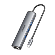 Pinsheng typec expansion dock Gigabit network port conversion USB multi-interface expansion multi-function adapter Thunderbolt 4 converter HUB set splitter suitable for macbook Apple computer iPad