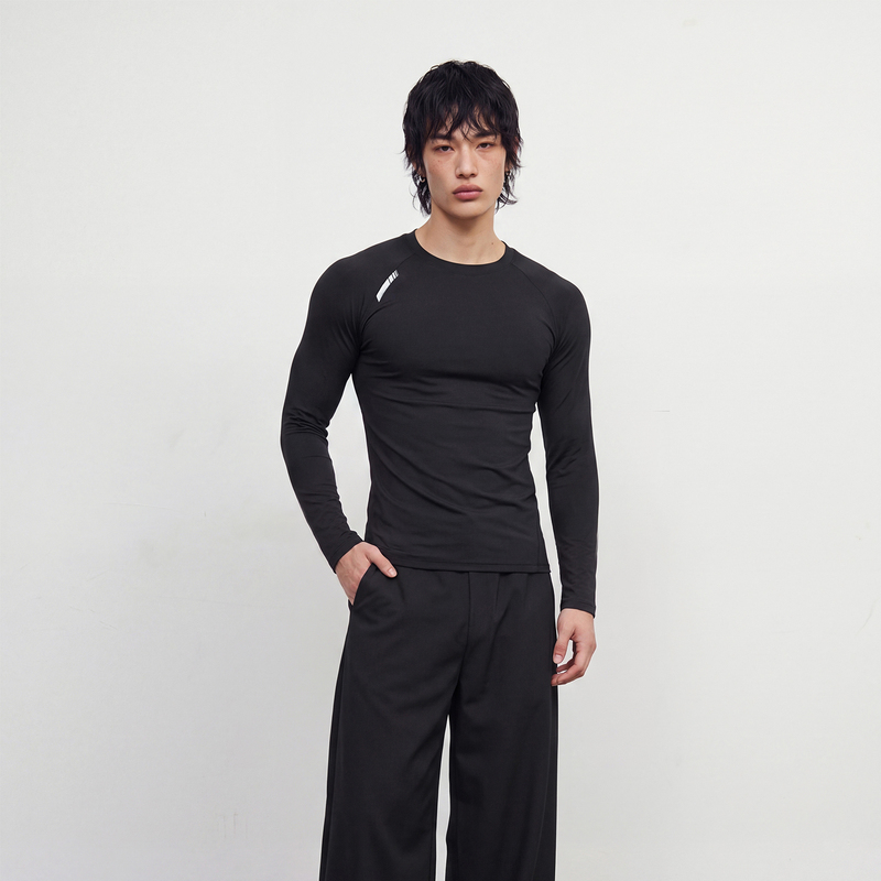 Rudeboi Training Quick-Drying Long-Sleeve Shirt | Sweat-Wicking | High Elasticity | Lightweight and Seamless | Comfortable and Breathable Rudeboi Training Quick-Drying Long-Sleeve Shirt | Sweat-Wicking | High Elasticity | Lightweight and Seamless | Comfortable and Breathable