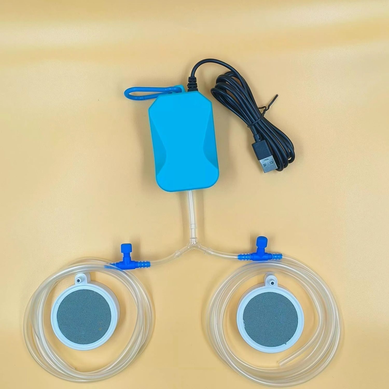 增氧泵家用全自动钓鱼养虾打氧机养金鱼的氧气泵USB鱼缸充氧评价- 淘宝网