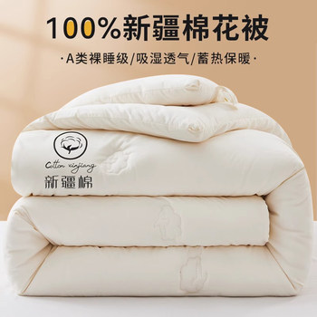 Xinjiang Cotton Quilt, Winter Quilt, All-Cotton Quilt Core, Thickened and Warm, Single-Person Spring and Autumn Quilt, Pure Cotton Air-Conditioning Quilt, Suitable for All Seasons