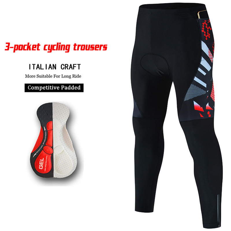 Spring and Autumn Men's Cycling Clothing Long Pants Quick-Dry Moisture-Wicking Road Bike Amazon Breathable Mountain Bike Sun Protection