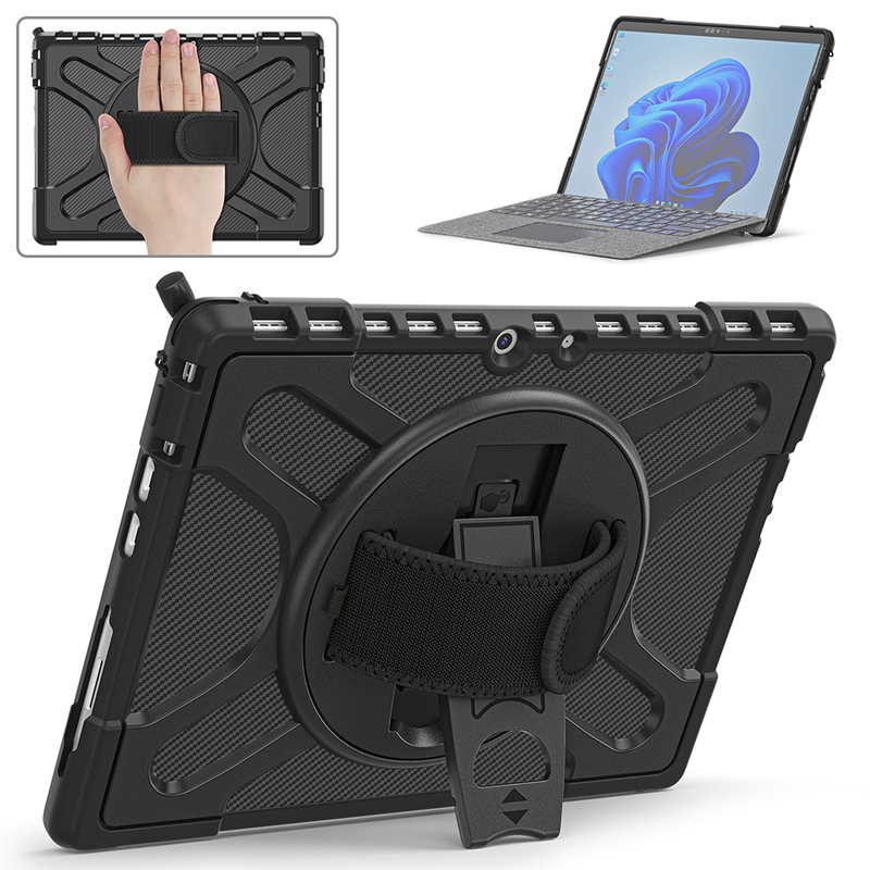 Suitable for Microsoft Surface Pro 12 Protective Case, Two-In-One Laptop Pro4/5/6/7/7+/8 Tablet Protective Case, Go2/3 Business Anti-Fall Lightweight Shell, Horizontal and Vertical Stand with Hand Strap Suitable for Microsoft Surface Pro 12 Protective Case, Two-In-One Laptop Pro4/5/6/7/7+/8 Tablet Protective Case, Go2/3 Business Anti-Fall Lightweight Shell, Horizontal and Vertical Stand with Hand Strap