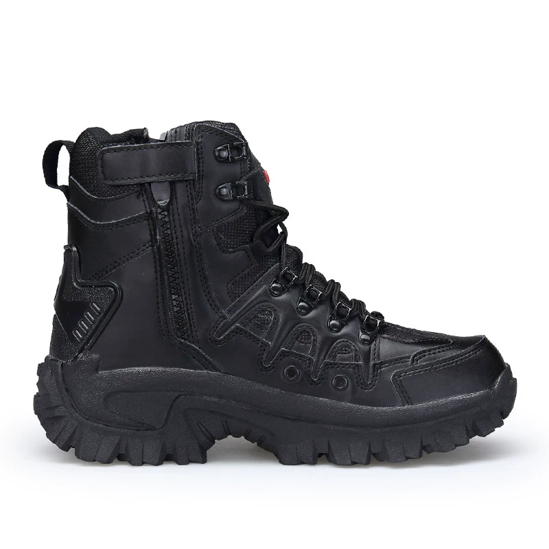 [Winter/Autumn Men High Quality Brand Military Leather Boots] зимние/осенние мужские кожаные армейские ботинки высокого качества