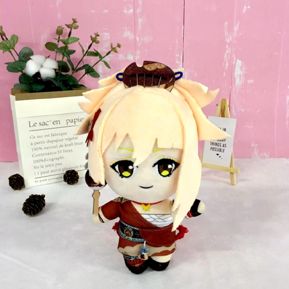 Игрушка genshin impact plush toys kaveh venti kazuha albedo tighnari 21st scooter