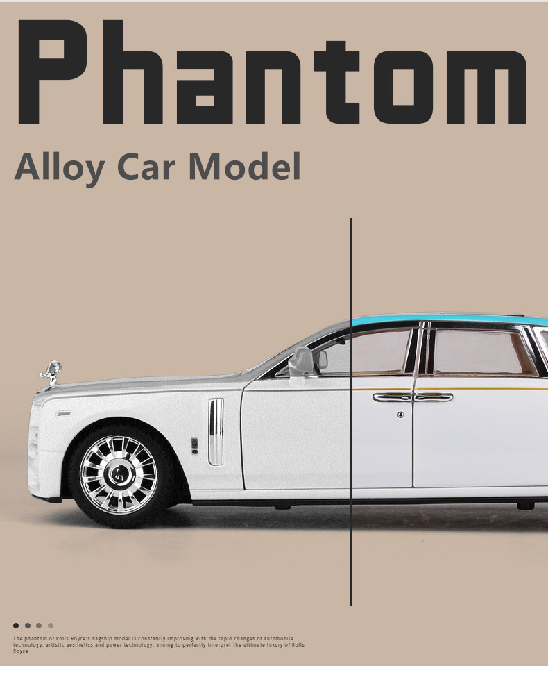 Игрушка 1:22 rolls royce phantom alloy car model diecast & toy vehic 400