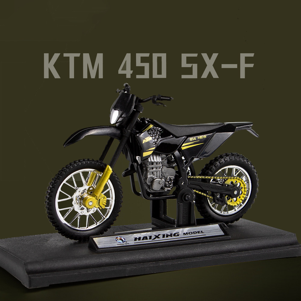 Игрушка 8比例ktm450sx-f合金滑板车运动自行车小雕像diecas 400
