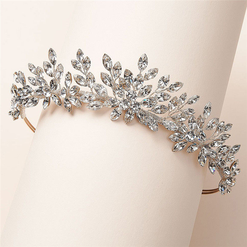 Заколки wedding tiaras and crowns rhinestone headbands for women hea 8023