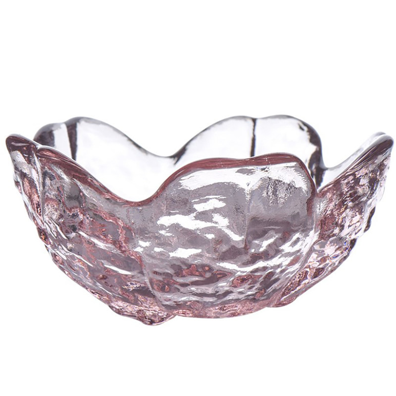 Европейская столовая вилка small glass dish nordic style gold inlay glass sauce bowl mi