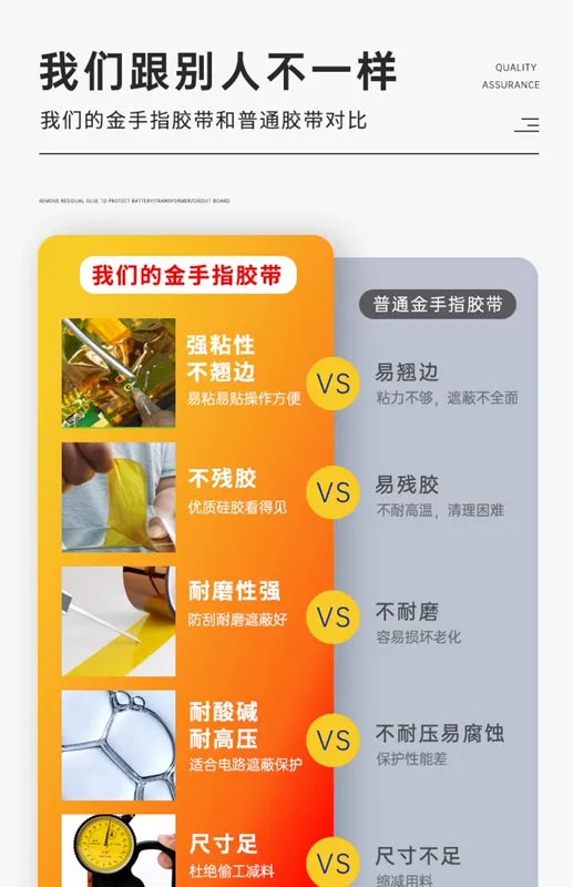 Băng keo ngón tay vàng, băng keo polyimide PI chịu nhiệt độ cao, bảng mạch, chống hàn, bọc pin chịu nhiệt, sửa chữa điện thoại di động, cách nhiệt, sơn xe, mạ điện, băng keo cách điện màu nâu axit, miễn phí lập hóa đơn