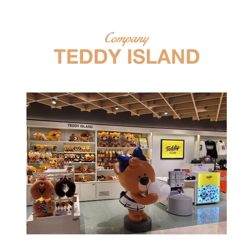 Совместная модель Teddy Island Model 2025 Новая корейская модная футболка свободная версия короткие рукава
