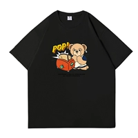 Черная небольшая сумка, с медвежатами