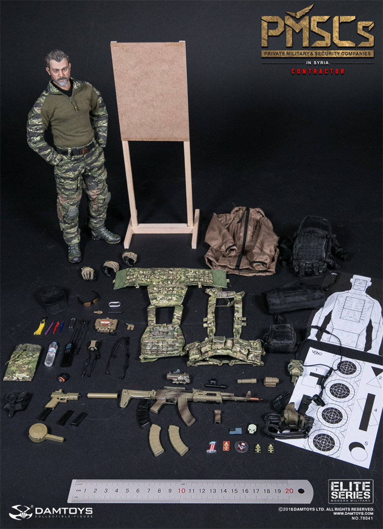 DAMTOYS 1/6フィギュア PMSCsコントラクター DAMTOYS PMSCs CONTRACTOR IN SYRIA 1/6 Scale Male Soldier Action