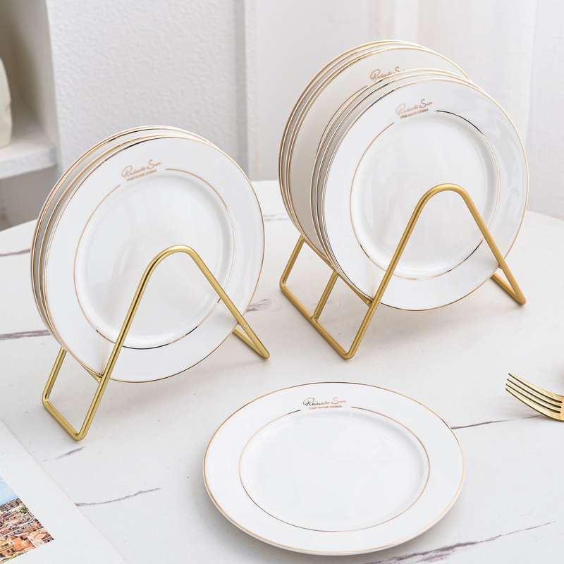 European-Style Simple Ceramic Bone Dish, Garbage Residue Tray, Gold-Rimmed Small Plate, Household Dining Plate, Snack Plate, Dining Table Residue Tray European-Style Simple Ceramic Bone Dish, Garbage Residue Tray, Gold-Rimmed Small Plate, Household Dining Plate, Snack Plate, Dining Table Residue Tray