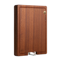 Ebony chopping board whole wood chopping board anti-mildew antibacterial household food grade solid wood chopping board sticky kitchen 2912
