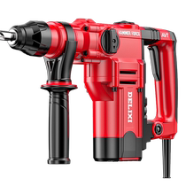 Delixi electric hammer electric pick multi-function impact drill concrete high-power household dual-use heavy-duty electric hammer drill