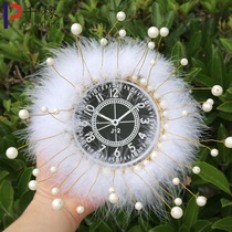 Car interior pearl car anti-slip mat center console decoration crown dashboard cute car decoration ornaments for women