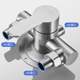 304 Stainless Steel Exposed Hot and Cold Mixing Valve Bathroom Water Heater Shower Faucet Shower Solar Switch Valve