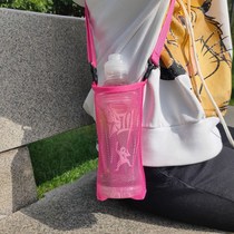 Insulation Cup Cover Strap with Slipper Outdoor Travel Mountaineer Drink Bag Grid Water Bottle Protective Case