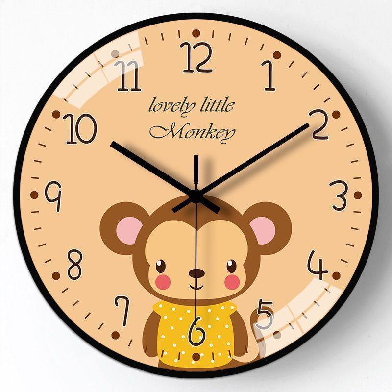 Cute Cartoon Clock Decoration, Personalized and Creative, Strong Magnetic Refrigerator Sticker Clock, Magnetic Sticker Kitchen Wall Clock