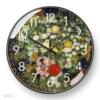 Van Gogh Oil Painting Wall Clock Quartz Clock Famous Painting of Almond Blossoms and Wheat Fields European and American Style Home Living Room Radio Clock Automatic Time Synchronization Clock