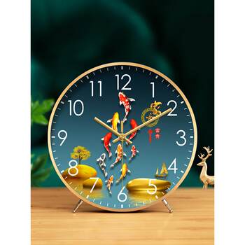 Table Clock for Home Use, Desktop Clock for Living Room Tv Cabinet, Light Luxury Style, Elegant Table Clock, Simple Clock Ornament
